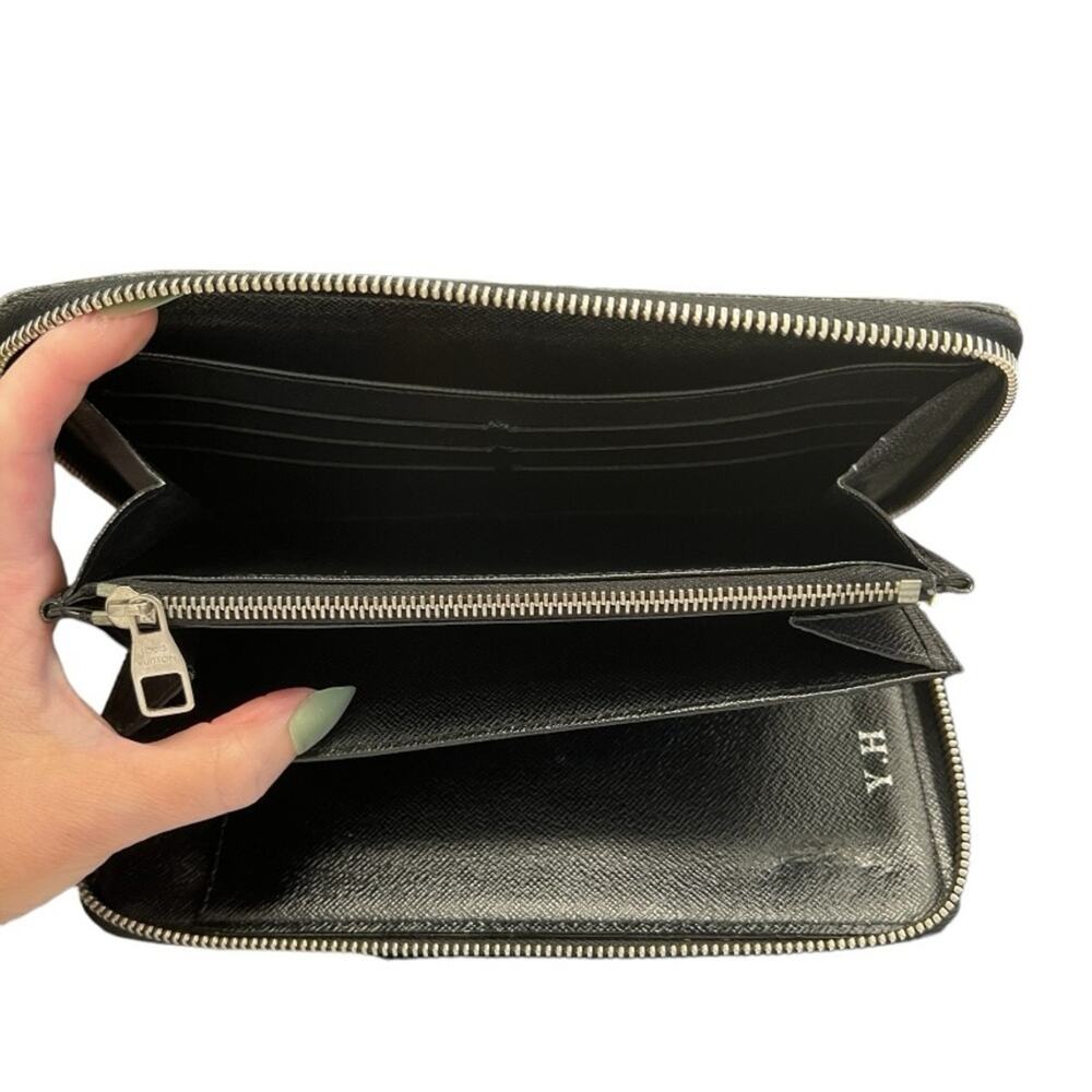 Louis Vuitton Damier Graphite Organizer Zippy Wallet Black Gray - Picture 4 of 9
